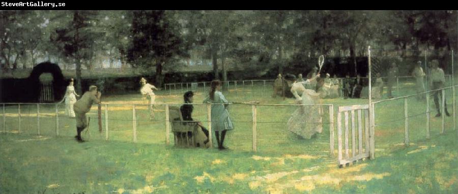 John Lavery THe Tennis Party